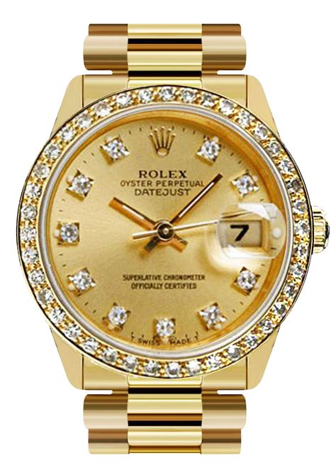 gold rolex watches for women